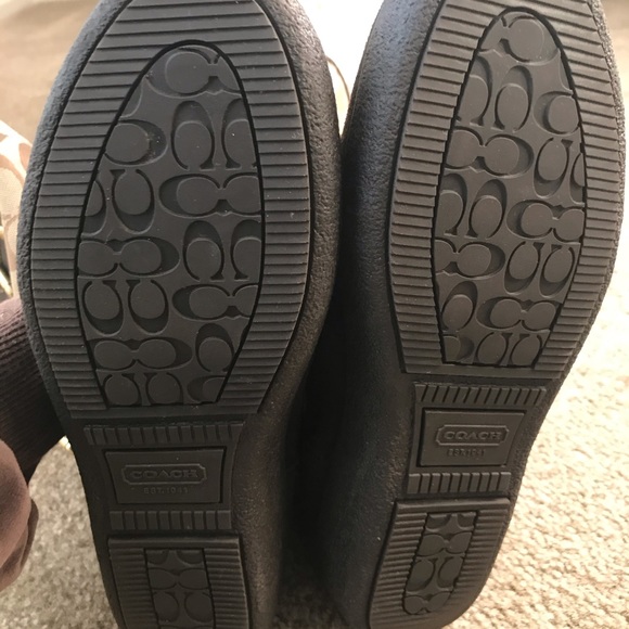 Coach Khaki Tinah Signature Winter Boots - Picture 9 of 11